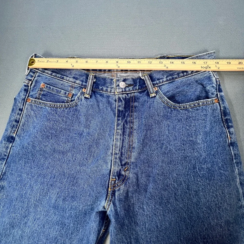 Levi's Blue 550 Relaxed Fit Jeans Mens 38x30 Medium Wash Denim 00550-4891